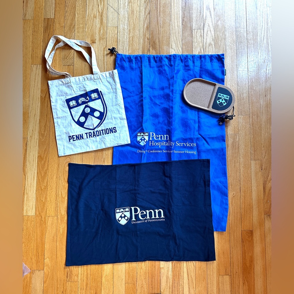 UPenn 5 items Charging Pad, Tote, Pillowcase, LaundryBag, Penn Quaker, Fanny Pak - Picture 13 of 13